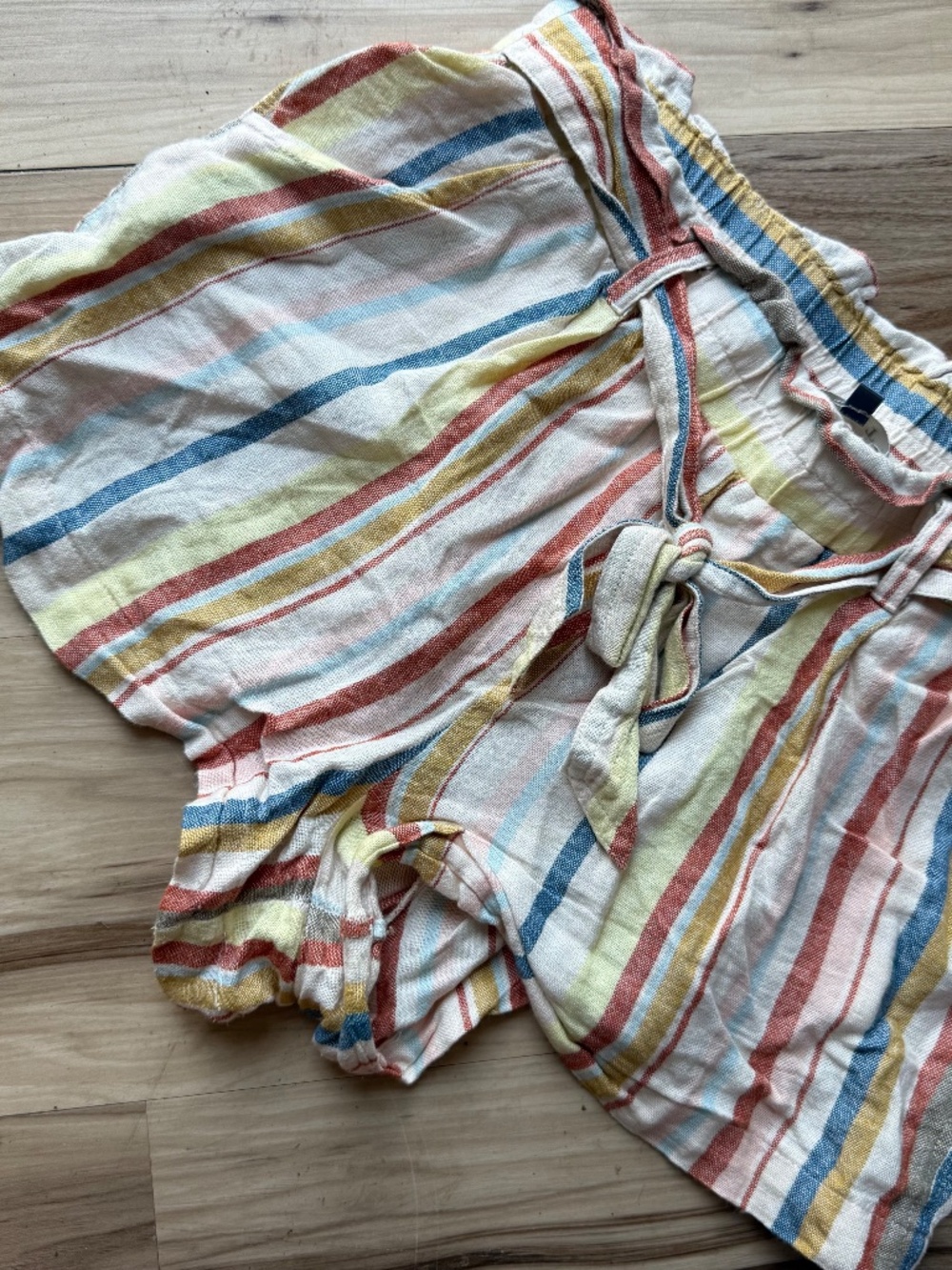 Women's Large Striped Shorts JOLT Pull on